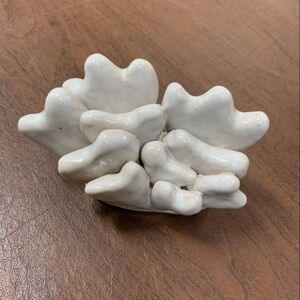White Ceramic Coral Decor